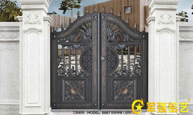 鋁藝庭院大門廠家分享選購鋁藝大門的方法 鋁藝庭院大門廠家分享選購鋁藝大門的方法